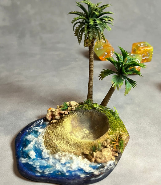 Tropical Island - Dice Display (Medium Size)