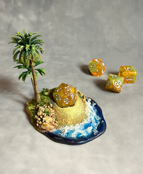 Tropical Island - Dice Display (Medium Size)