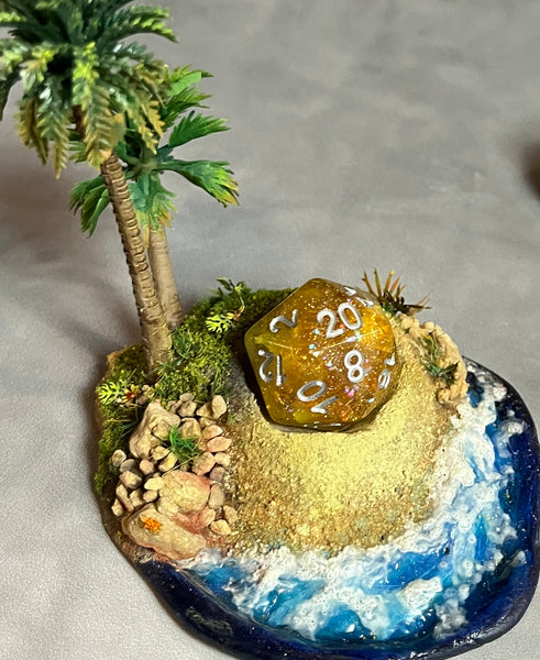 Tropical Island - Dice Display (Medium Size)