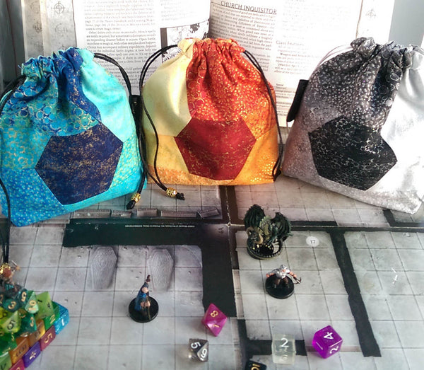 Patchwork (Pack & Go) Dice Bag Sewing Pattern