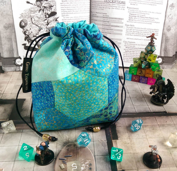 Patchwork (Pack & Go) Dice Bag Sewing Pattern