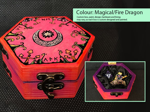 Custom Hand-painted Vault/Box - Made to Order
