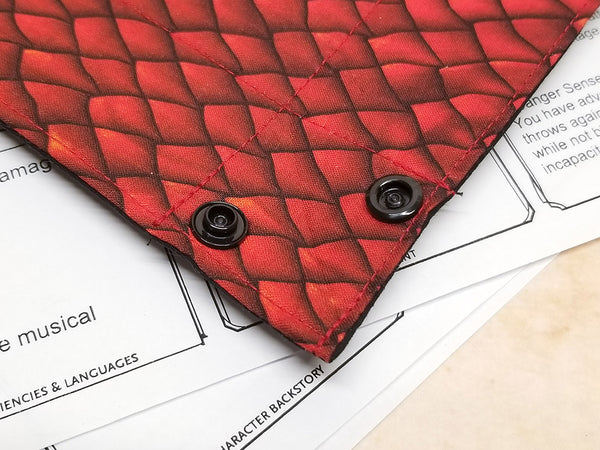 Red Dragonscale Collapsible Dice Tray