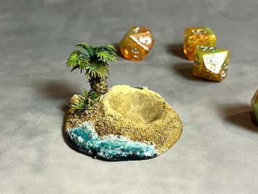 Tropical Island - Dice Display (Small Size)