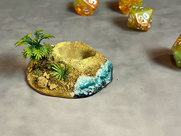 Tropical Island - Dice Display (Small Size)