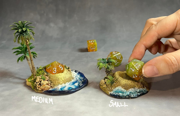 Tropical Island - Dice Display (Medium Size)