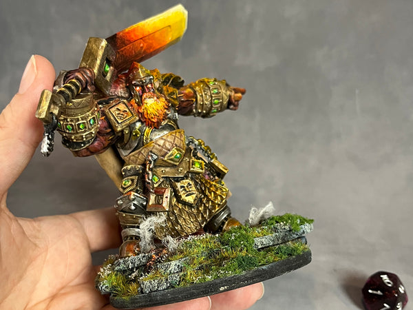 Skorg Ironskull - Fire Giant King - Handpainted ‘Huge’ Miniature