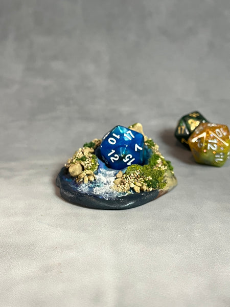 Waterfall Island - Dice Display (Small Size)