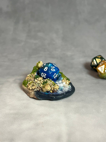 Waterfall Island - Dice Display (Small Size)