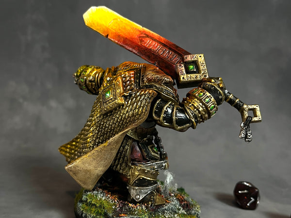 Skorg Ironskull - Fire Giant King - Handpainted ‘Huge’ Miniature