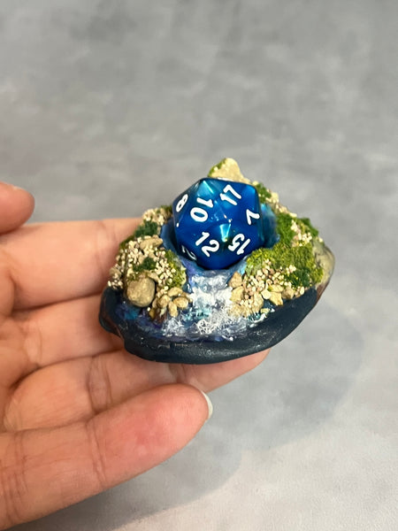 Waterfall Island - Dice Display (Small Size)