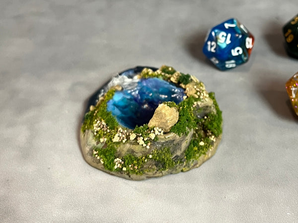 Waterfall Island - Dice Display (Small Size)