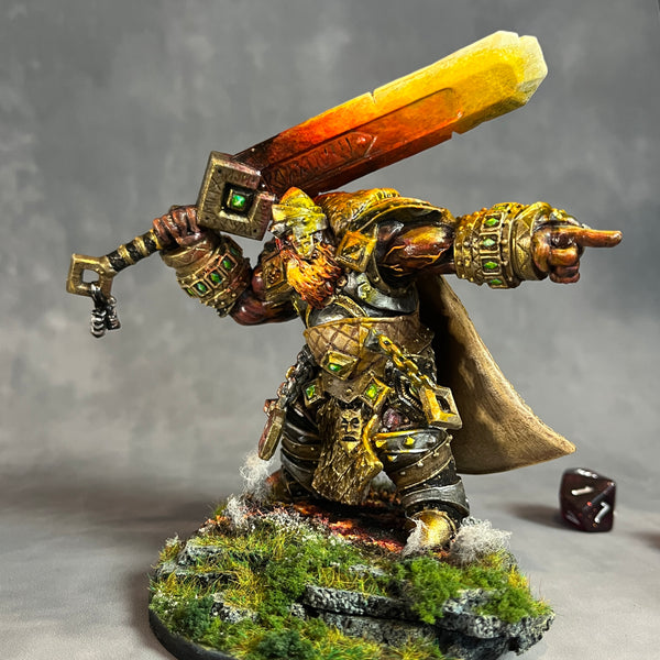 Skorg Ironskull - Fire Giant King - Handpainted ‘Huge’ Miniature