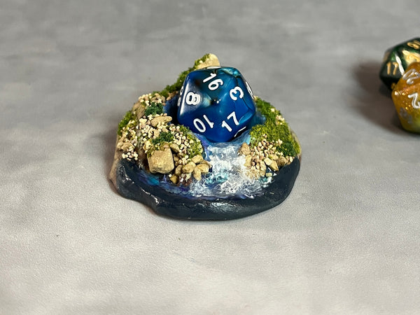 Waterfall Island - Dice Display (Small Size)