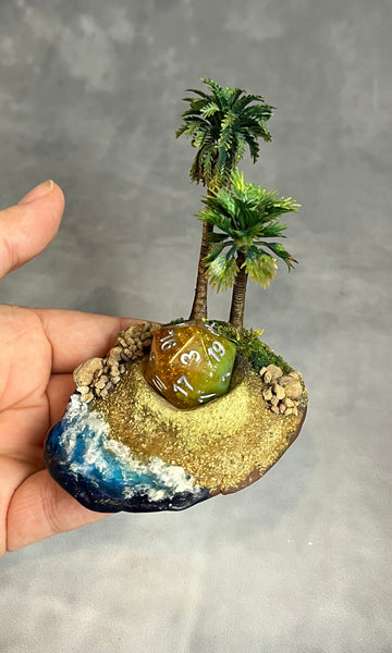Tropical Island - Dice Display (Medium Size)
