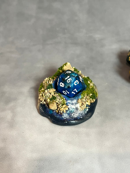 Waterfall Island - Dice Display (Small Size)