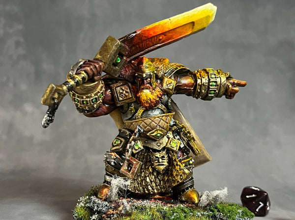 Skorg Ironskull - Fire Giant King - Handpainted ‘Huge’ Miniature