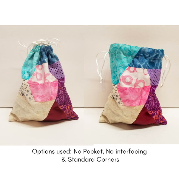 Patchwork (Pack & Go) Dice Bag Sewing Pattern