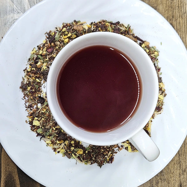 Faeberry Tart Herbal Tea: Fruity Caffeine-Free Loose Leaf Blend