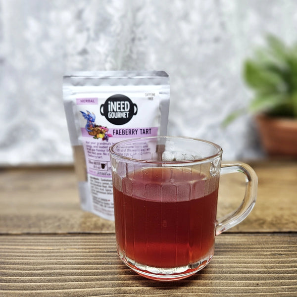 Faeberry Tart Herbal Tea: Fruity Caffeine-Free Loose Leaf Blend