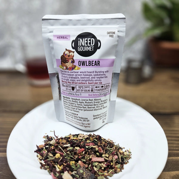 Owlbear Herbal Tea: Fruity Loose Leaf Blend Caffeine-Free