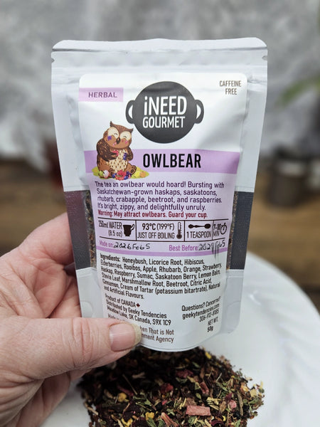 Owlbear Herbal Tea: Fruity Loose Leaf Blend Caffeine-Free