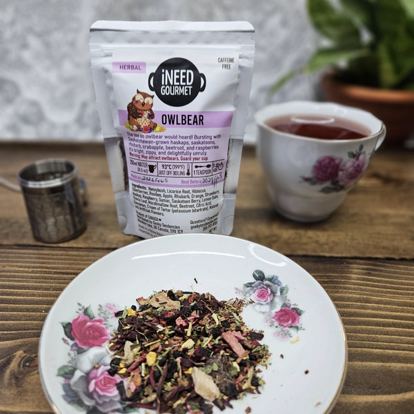 Owlbear Herbal Tea: Fruity Loose Leaf Blend Caffeine-Free
