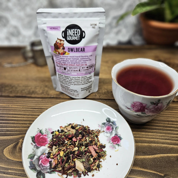 Owlbear Herbal Tea: Fruity Loose Leaf Blend Caffeine-Free