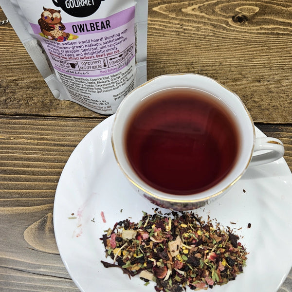 Owlbear Herbal Tea: Fruity Loose Leaf Blend Caffeine-Free