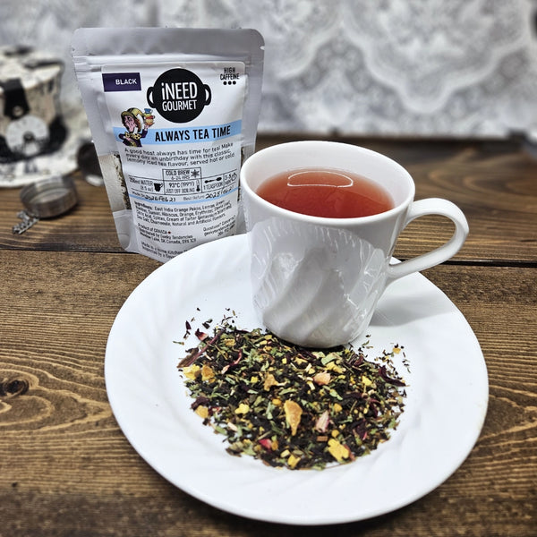 Always Teatime Gourmet Tea: Lemon and Orange Pekoe Loose Leaf Blend
