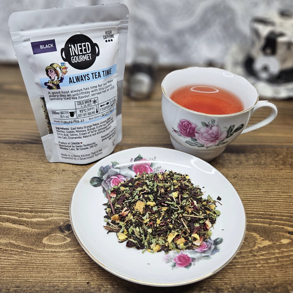 Always Teatime Gourmet Tea: Lemon and Orange Pekoe Loose Leaf Blend