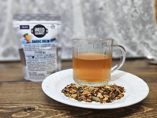 Bardic Brew-haha Gourmet Black Tea: Peach & Orange Loose Leaf Blend