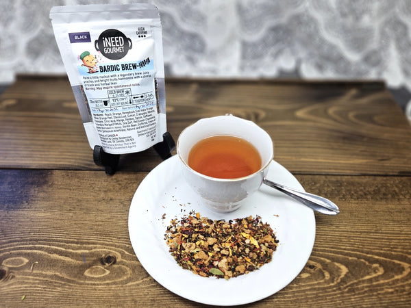 Bardic Brew-haha Gourmet Black Tea: Peach & Orange Loose Leaf Blend