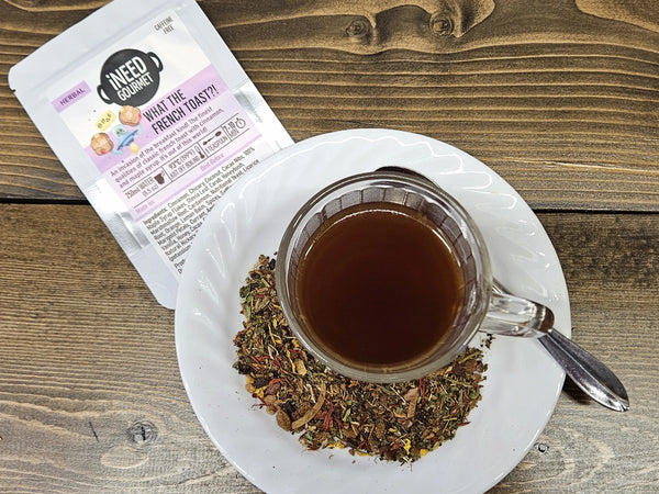 French Toast Gourmet Herbal Tea: Cinnamon and Maple Syrup Loose Leaf Blend