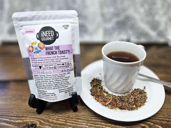 French Toast Gourmet Herbal Tea: Cinnamon and Maple Syrup Loose Leaf Blend