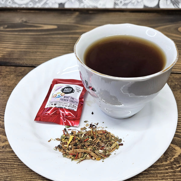 French Toast Gourmet Herbal Tea: Cinnamon and Maple Syrup Loose Leaf Blend