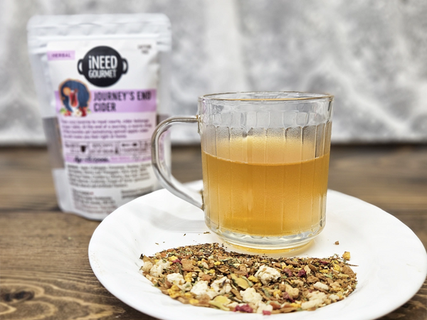 Journey's End Cider Gourmet Herbal Tea: Apple Cider Loose Leaf Blend