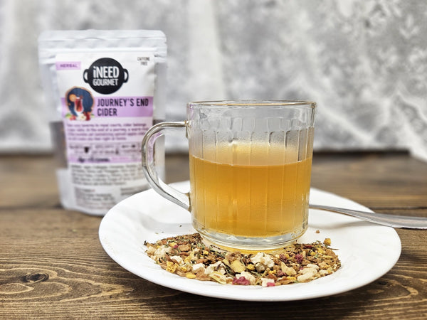 Journey's End Cider Gourmet Herbal Tea: Apple Cider Loose Leaf Blend