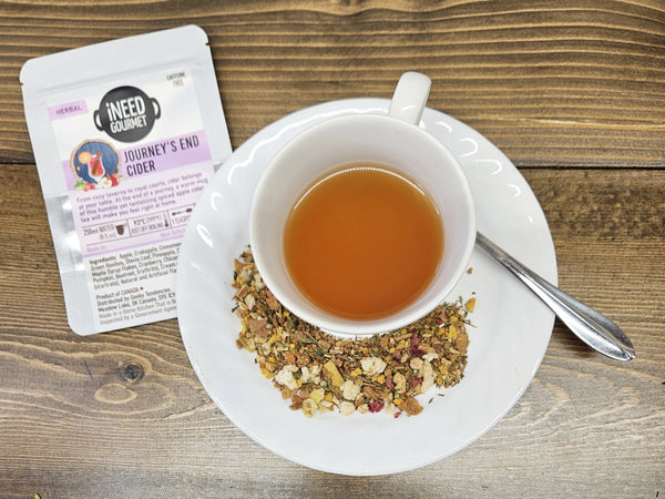 Journey's End Cider Gourmet Herbal Tea: Apple Cider Loose Leaf Blend
