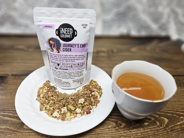 Journey's End Cider Gourmet Herbal Tea: Apple Cider Loose Leaf Blend