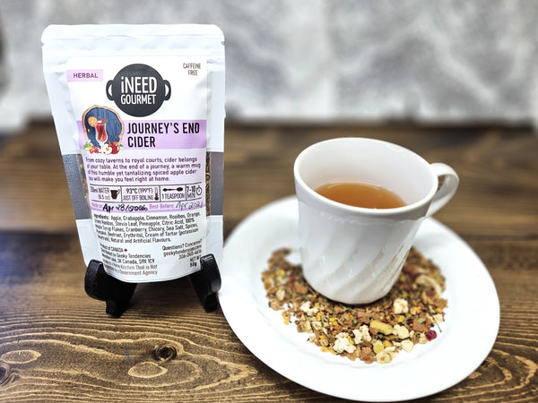Journey's End Cider Gourmet Herbal Tea: Apple Cider Loose Leaf Blend