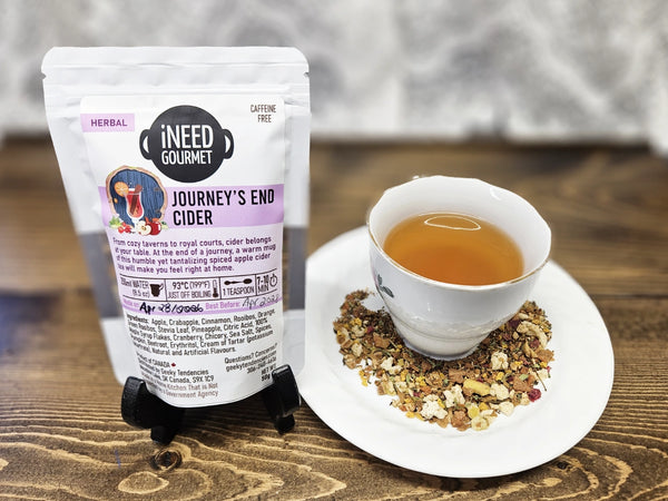Journey's End Cider Gourmet Herbal Tea: Apple Cider Loose Leaf Blend