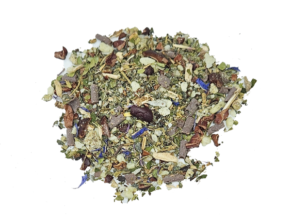 Cosmic Milkshake Gourmet Herbal Tea: Mint Chocolate Loose Leaf Blend