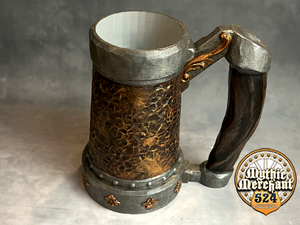 Armoured Pint  - Copper / Lead - Hand Painted - Can Holder Mug