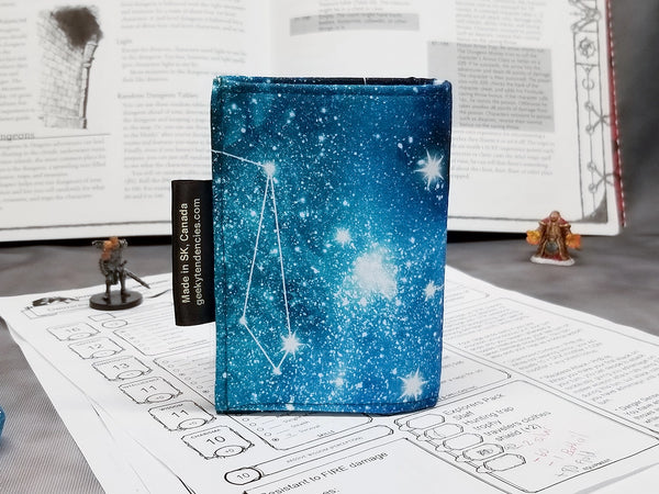 Teal Constellations Card Album/Spell book 18-24 pages
