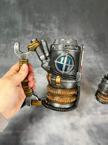 The Gadgeteer - Hand Painted - Can Holder Mug