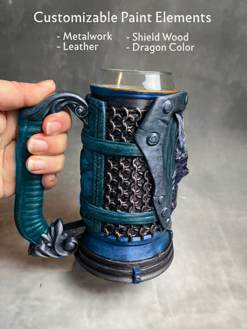 Custom Hand-painted -  Mythic Mugs Can Holders