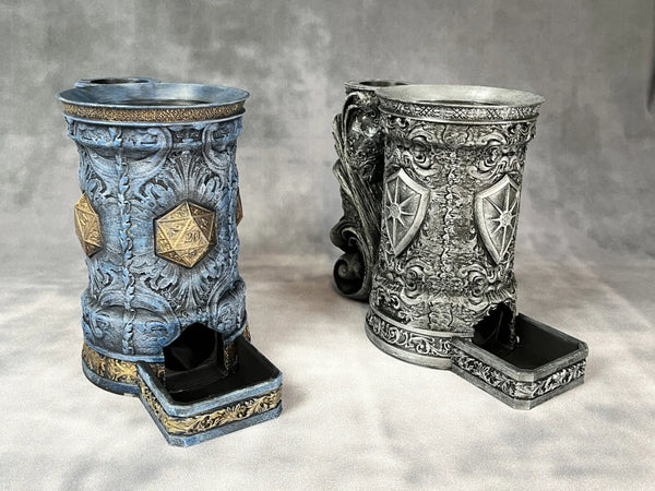 Custom Tankards of Fate - Hand-painted Dice Tower Can Holder Mug