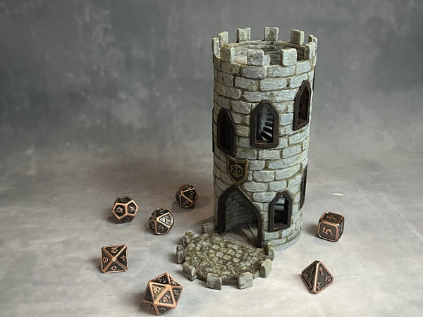 Granite Grey Tower Insert for Mythic Mugs - Standard Size -  Hand Painted