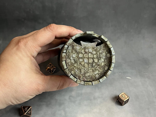 Granite Grey Tower Insert for Mythic Mugs - Standard Size -  Hand Painted